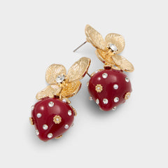 Aldo Berrybloom in Red - Earrings Red