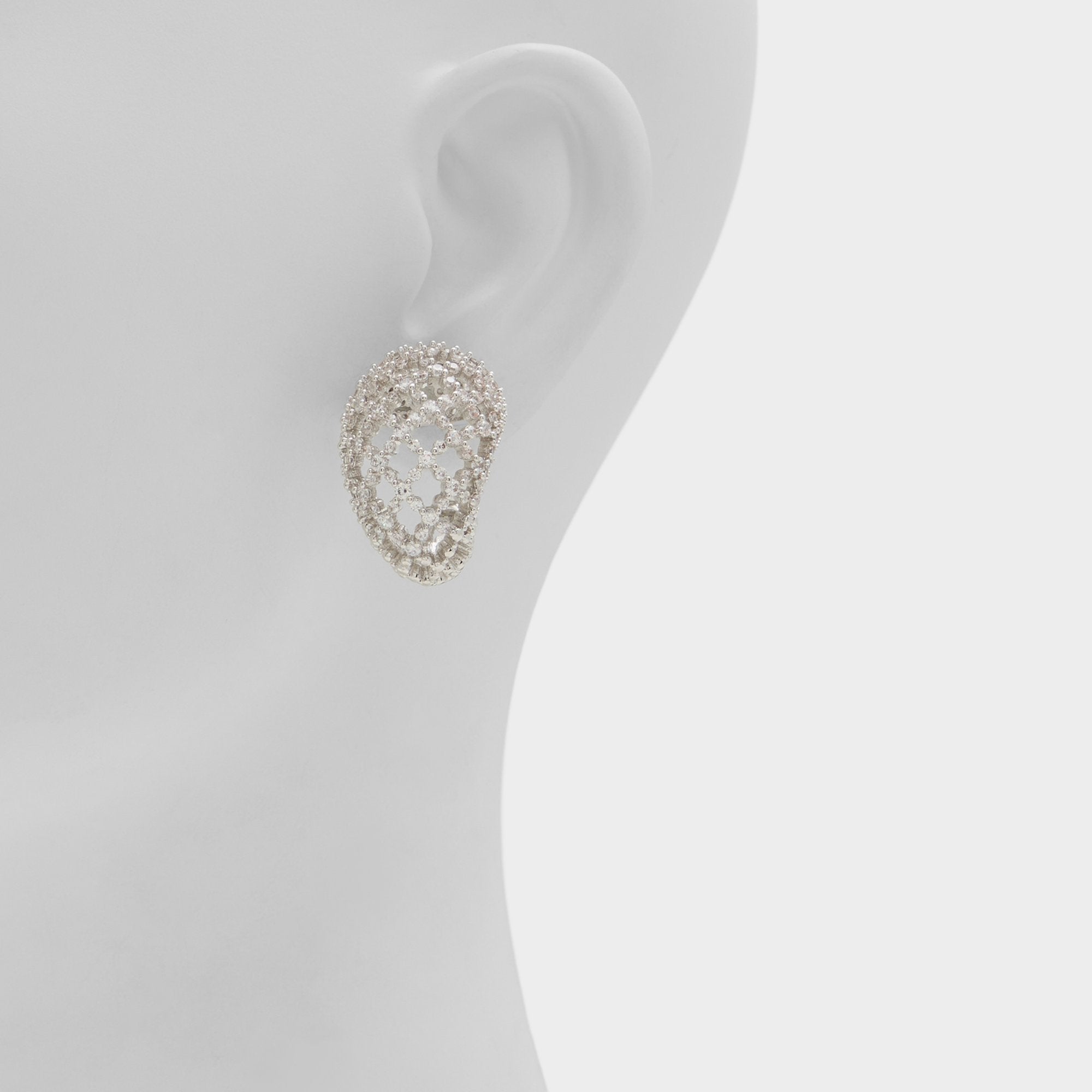 Aldo Mairah in Silver Clear Multi - Earrings Silver/clear multi
