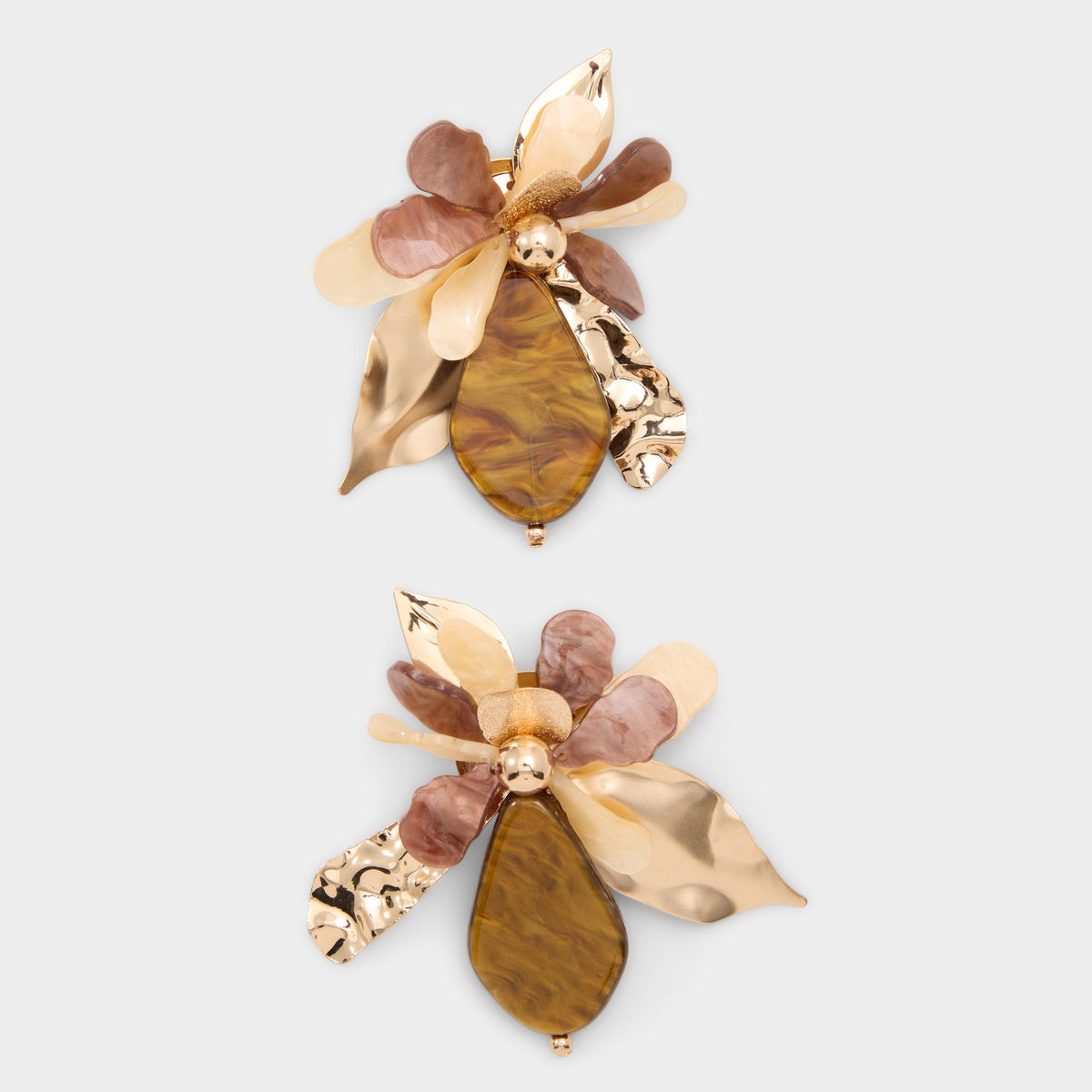 Aldo Paolla in Light Brown - Statement earrings Light brown