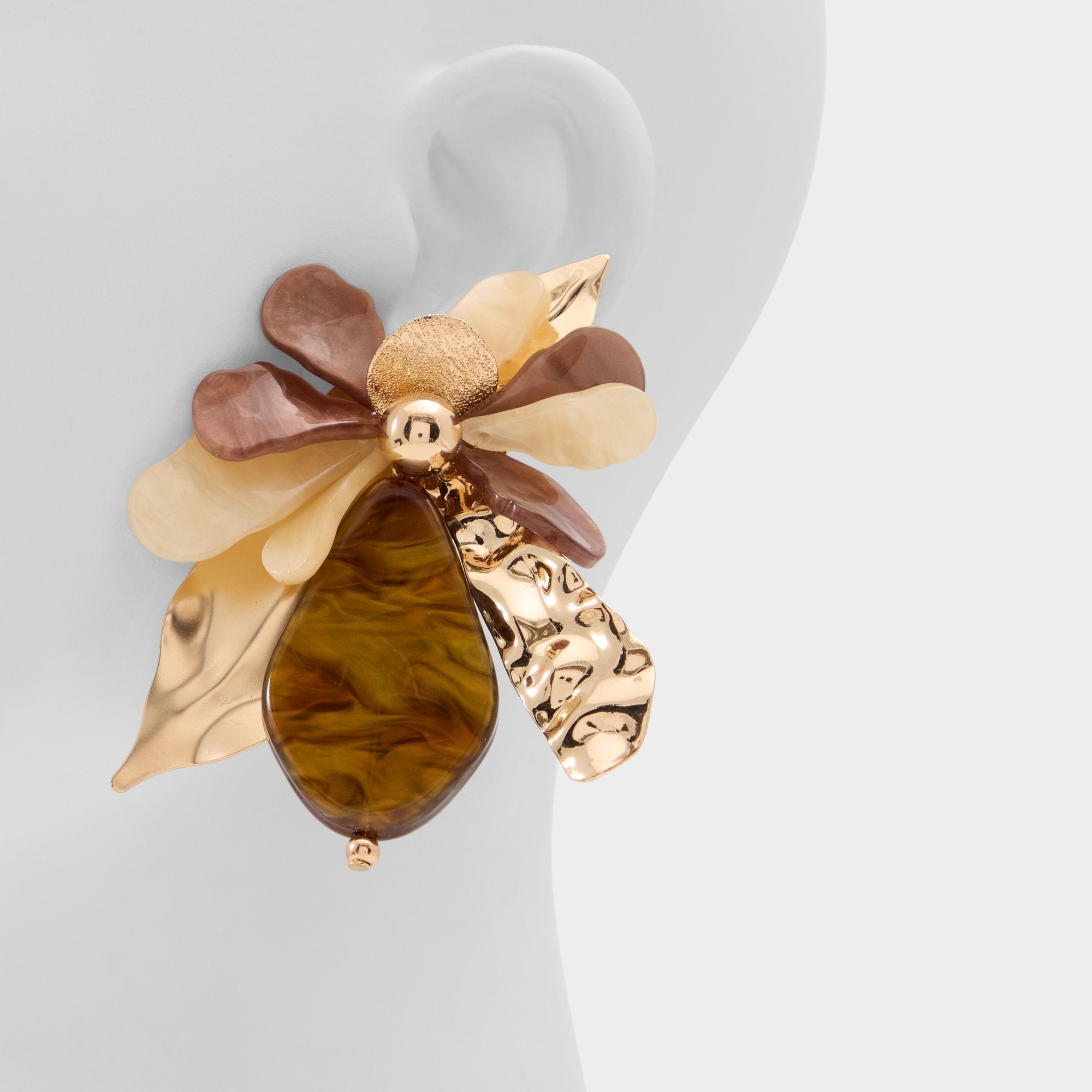 Aldo Paolla in Light Brown - Statement earrings Light brown