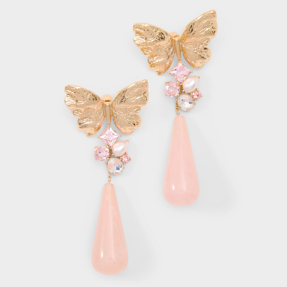 Aldo Papillara in Light Pink - Statement earrings Light pink