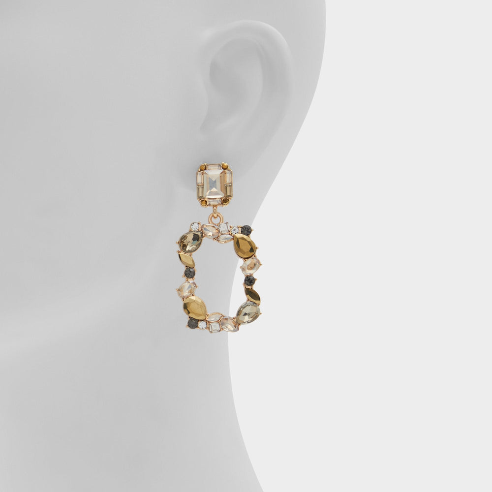 Aldo Lamasax in Champagne - Chandelier earrings Champagne