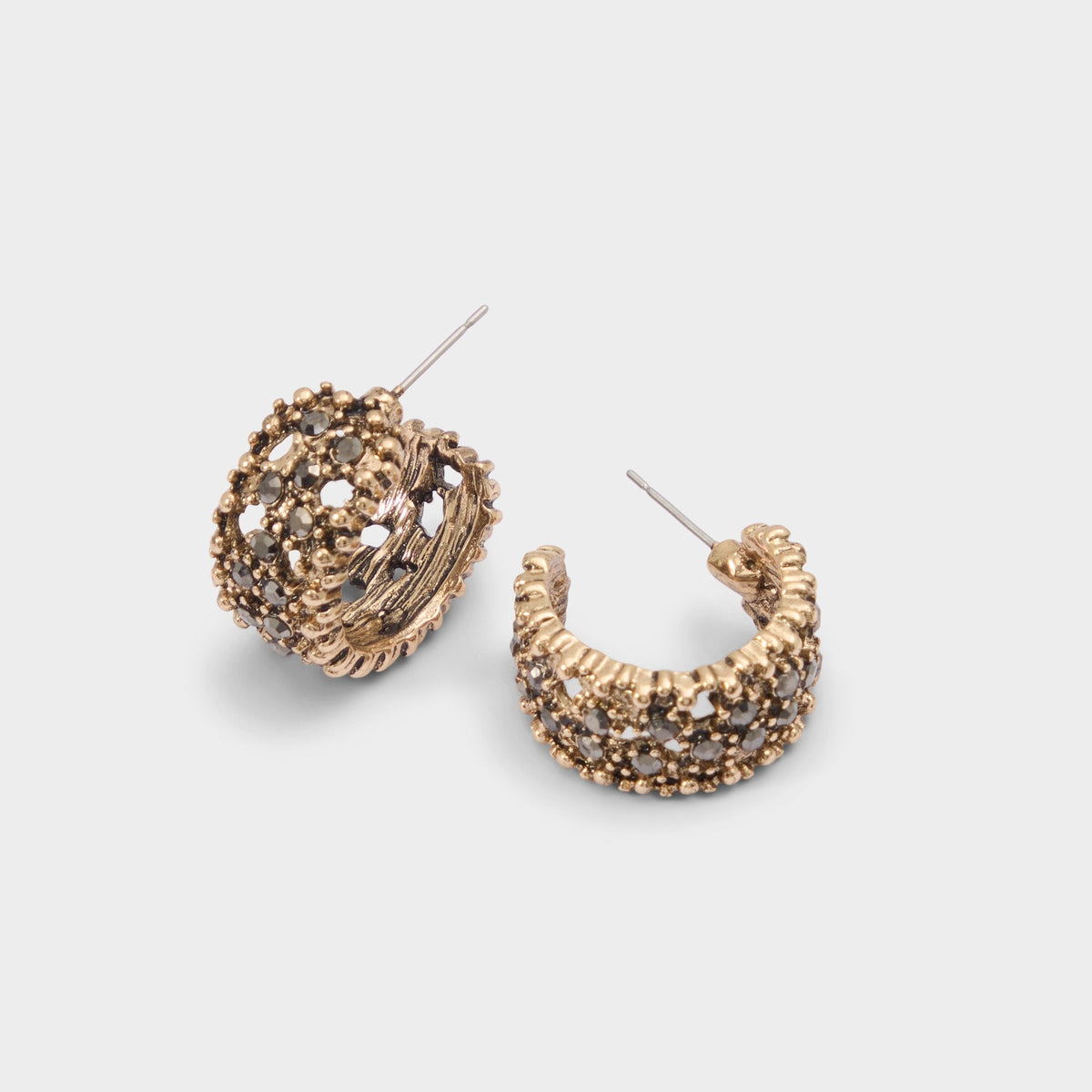 Aldo Maplevale in Grey - Hoop earrings Grey