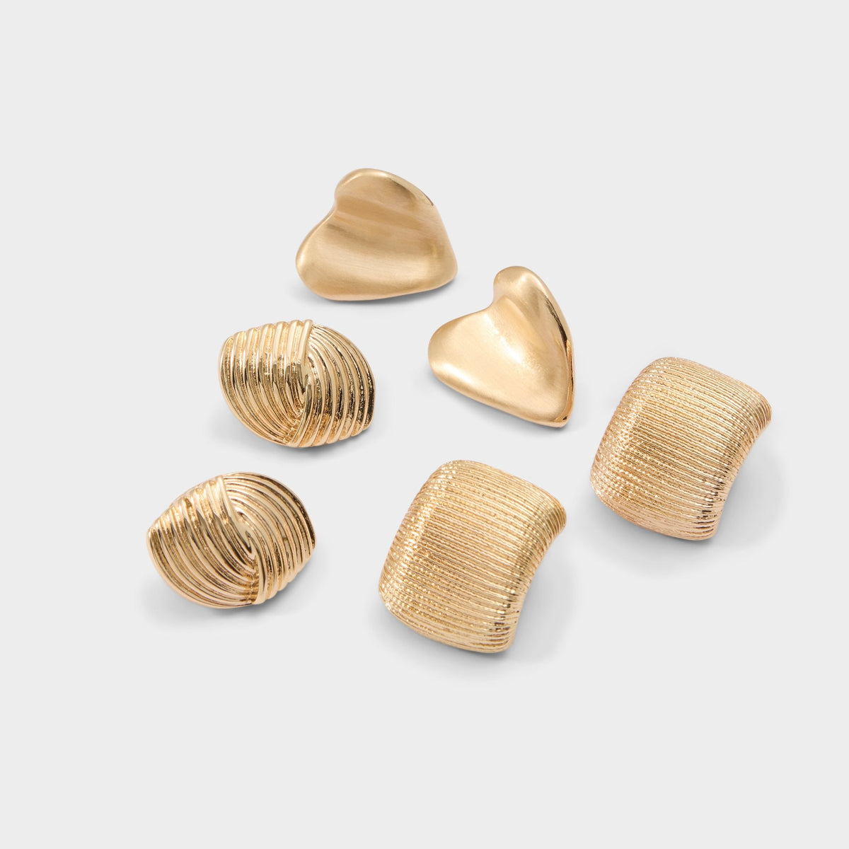 Aldo Buttons in Gold - Button earrings Gold