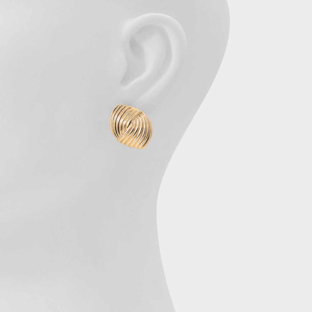 Aldo Buttons in Gold - Button earrings Gold