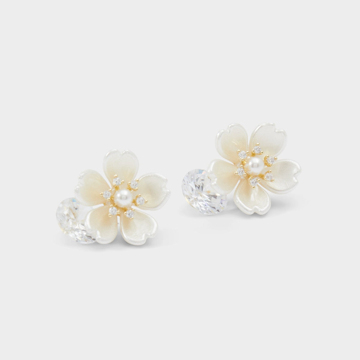 Aldo Alexiana Ice Women's Earrings - Button earrings Ice