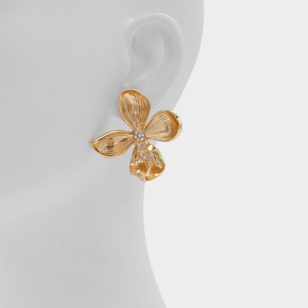 Aldo Floraluxe Gold/Clear Multi Women's Earrings - Earrings Gold/Clear Multi