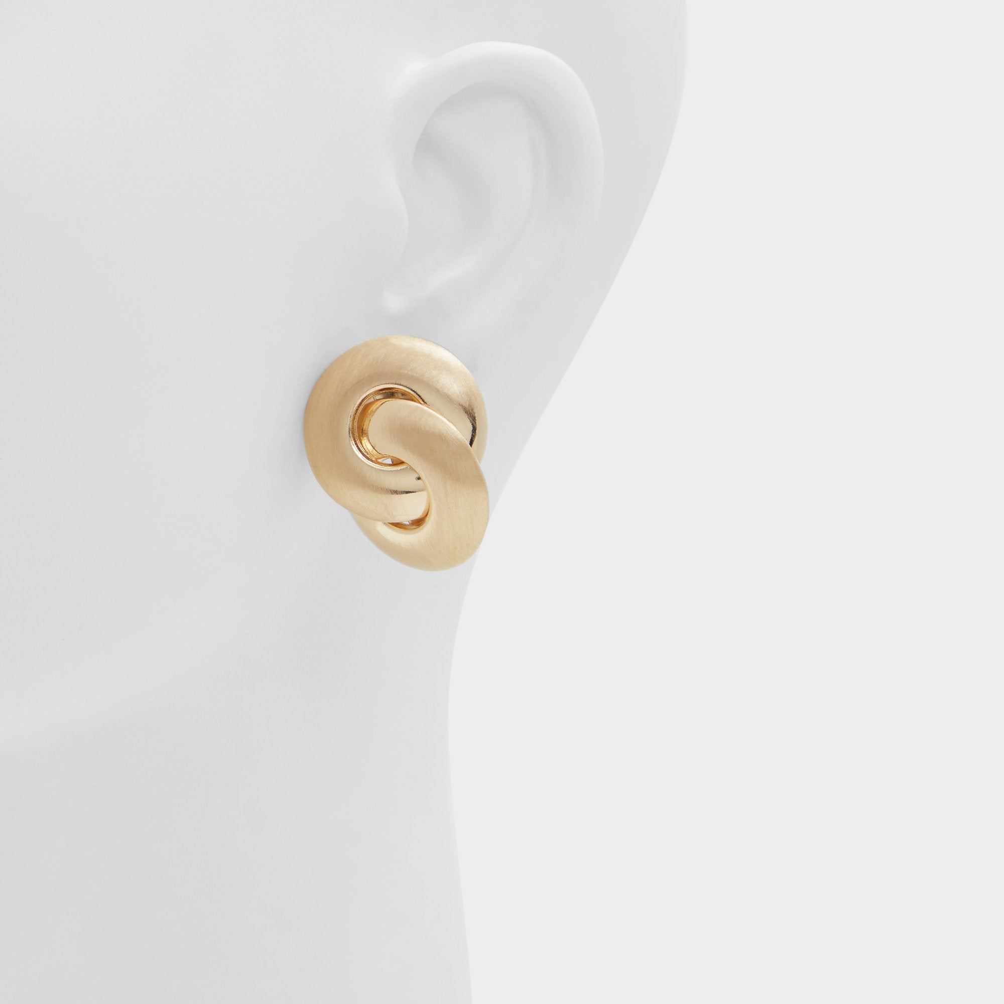 Aldo Bateriel Gold Women's Earrings - Button earrings Gold