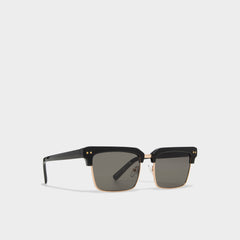 Aldo Apanas Black/Gold Multi Women's Square - Rectangle sunglasses Black/Gold Multi