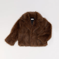 Aldo Hazella in Brown - Faux fur jacket Brown