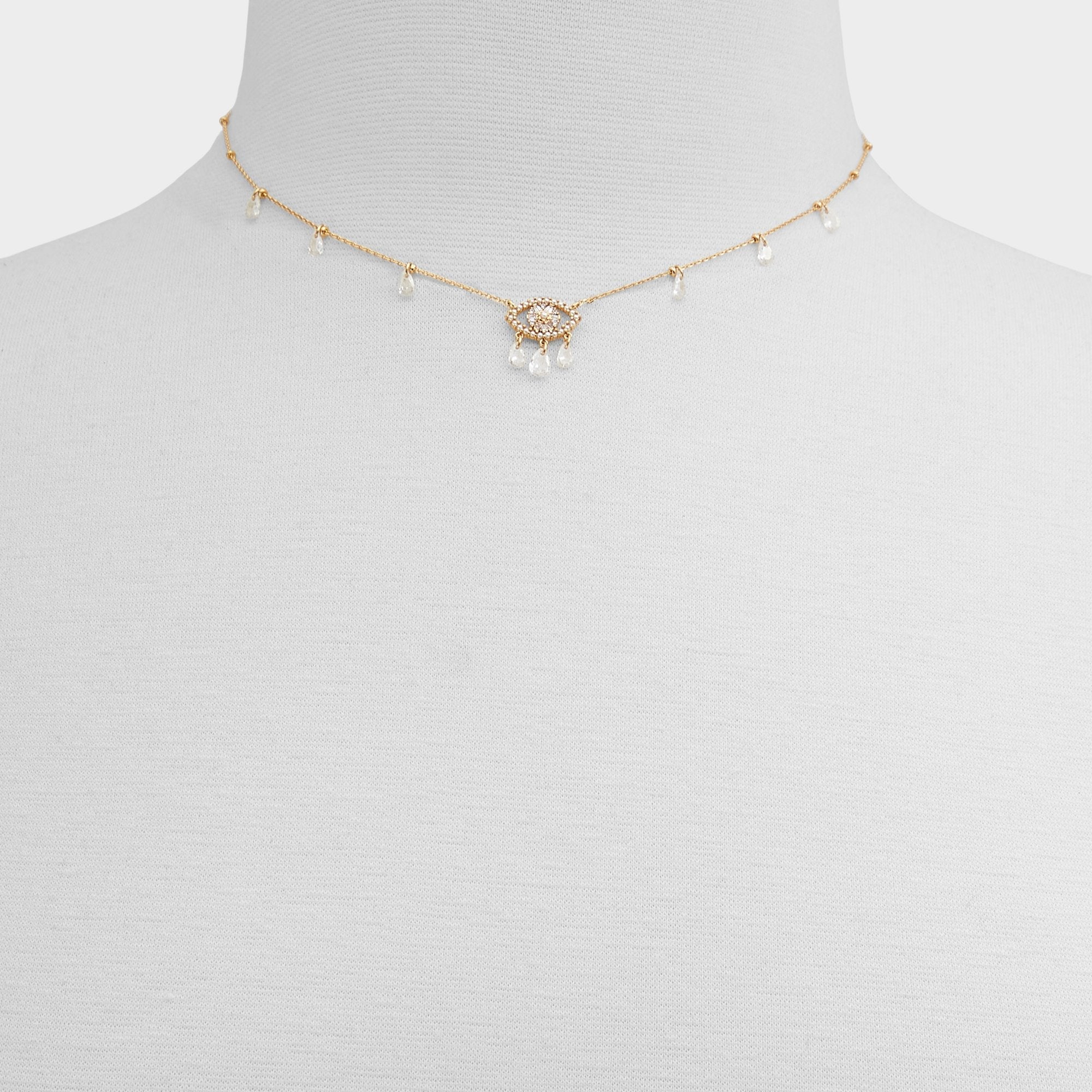 Aldo Umiramas Light Blue Women's Cubic Zirconia - Necklace Light Blue