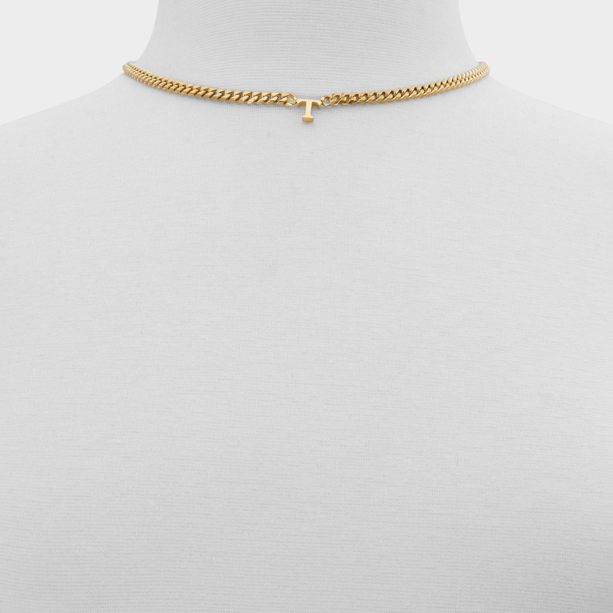 Aldo Yourletters Medium Yellow Women's Necklaces - Necklace Medium Yellow