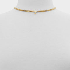 Aldo Yourletters Medium Yellow Women's Necklaces - Necklace Medium Yellow
