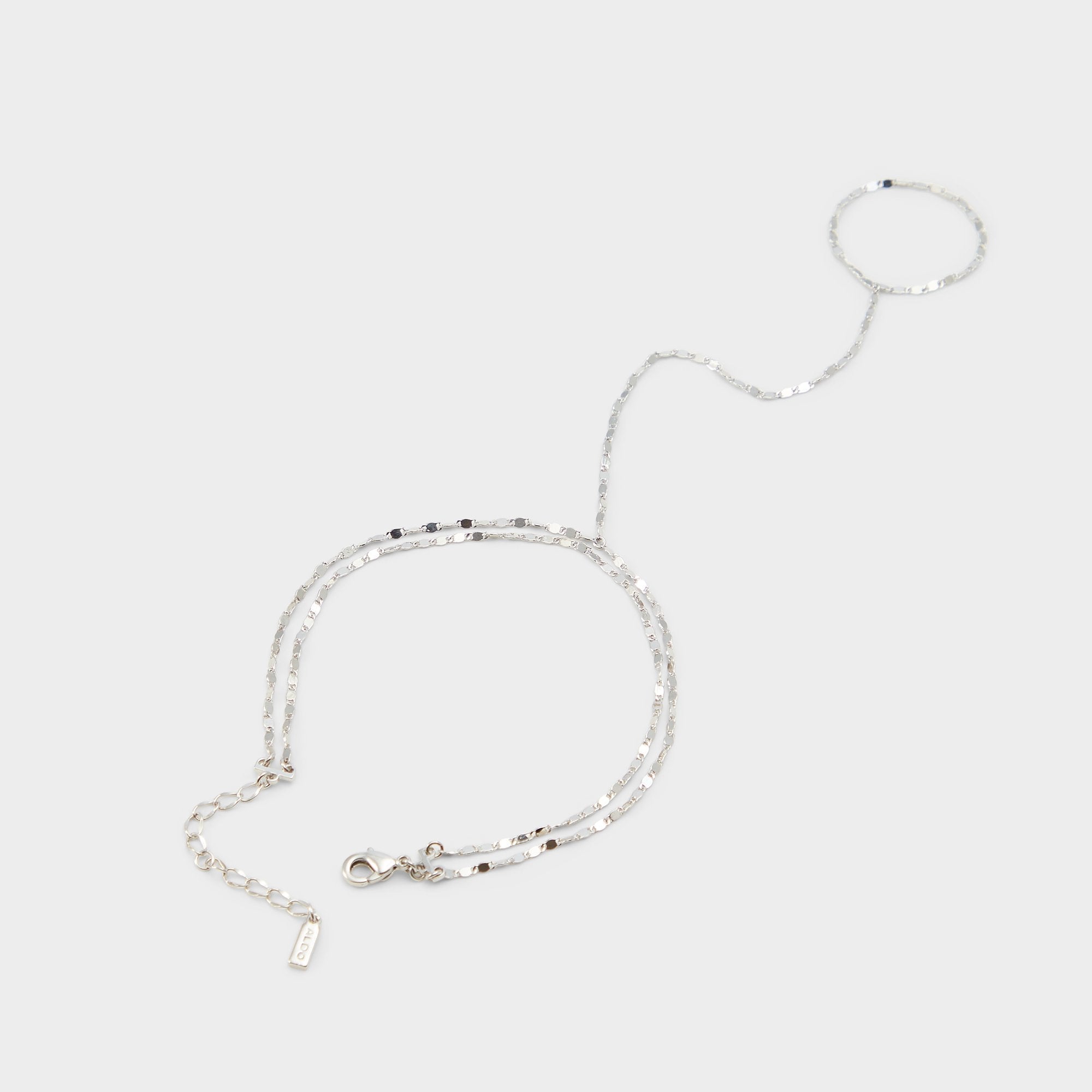 Aldo Talktothehand Silver Women's Bracelets - Hand chain Silver