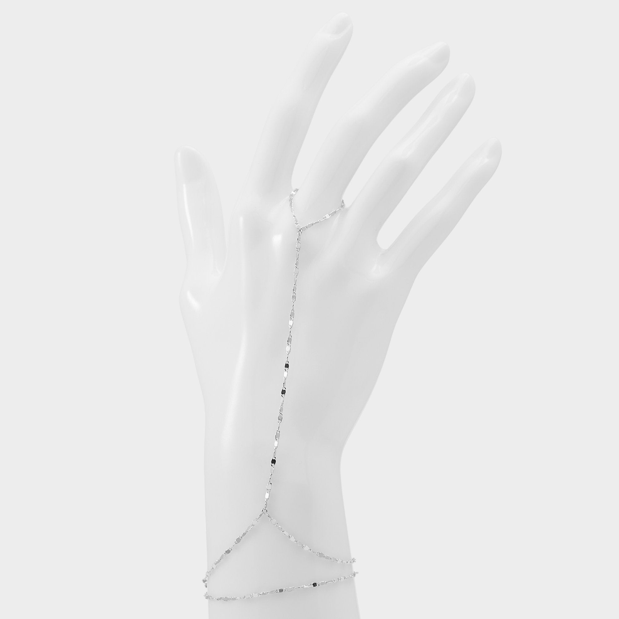 Aldo Talktothehand Silver Women's Bracelets - Hand chain Silver