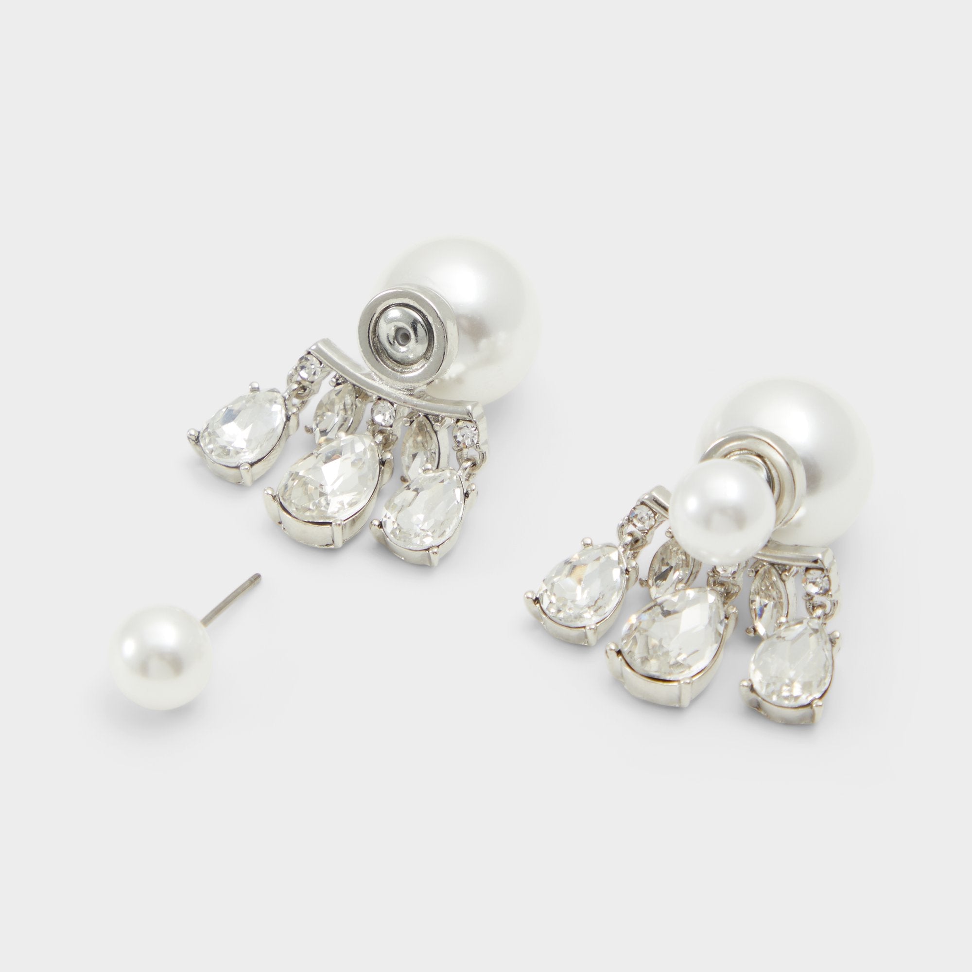 Aldo Olililith Silver/Clear Multi Women's Earrings - Earrings Silver/Clear Multi