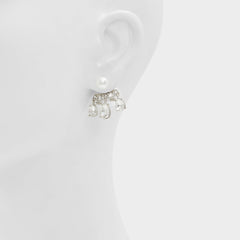 Aldo Olililith Silver/Clear Multi Women's Earrings - Earrings Silver/Clear Multi