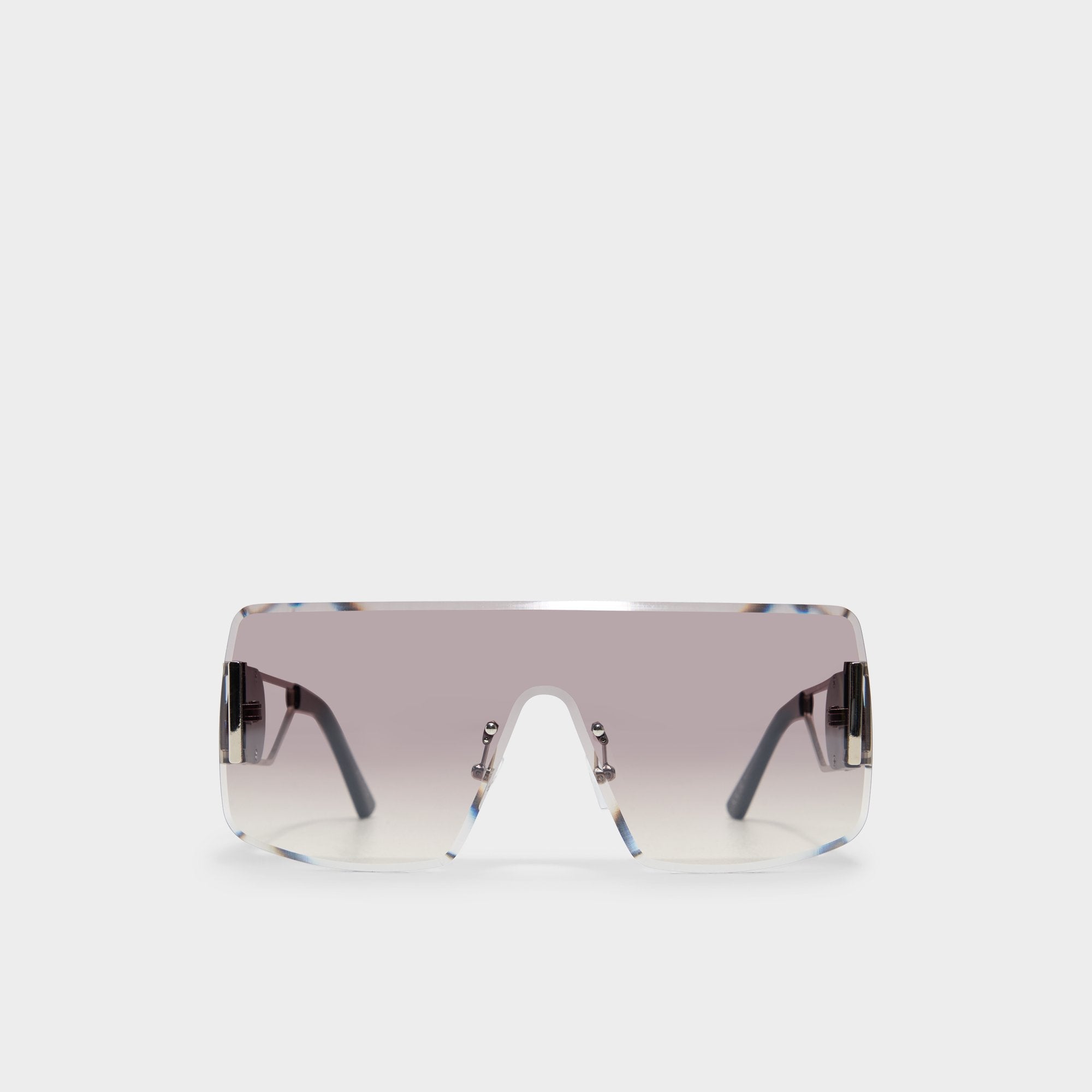 Aldo Taloteriel Silver Women's Shield - Shield sunglasses Silver