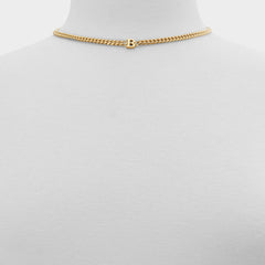 Aldo Yourletters Dark Yellow Women's Necklaces - Necklace Dark Yellow