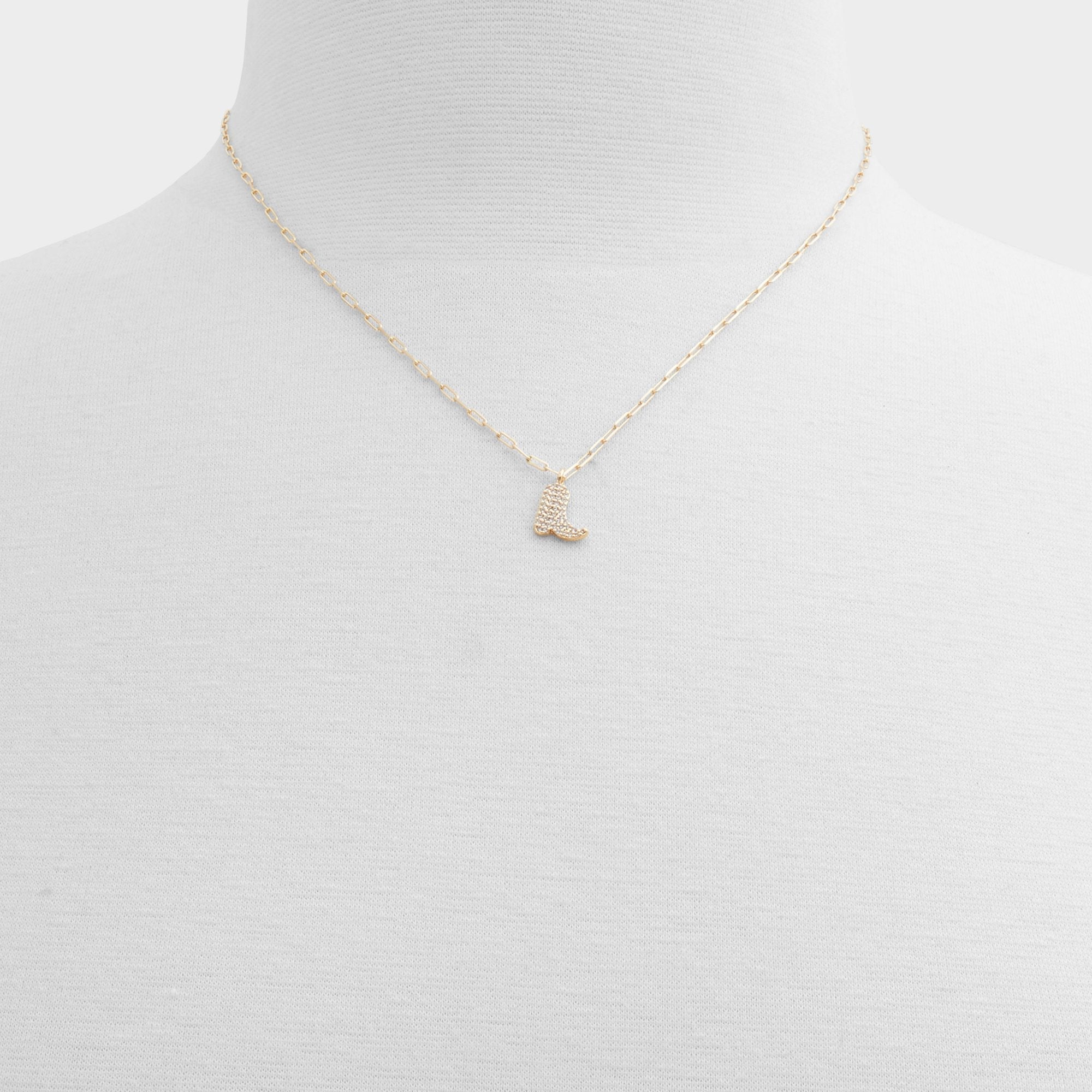 Aldo Lassolove Gold/Clear Multi Women's Necklaces - Pendant necklace Gold/Clear Multi