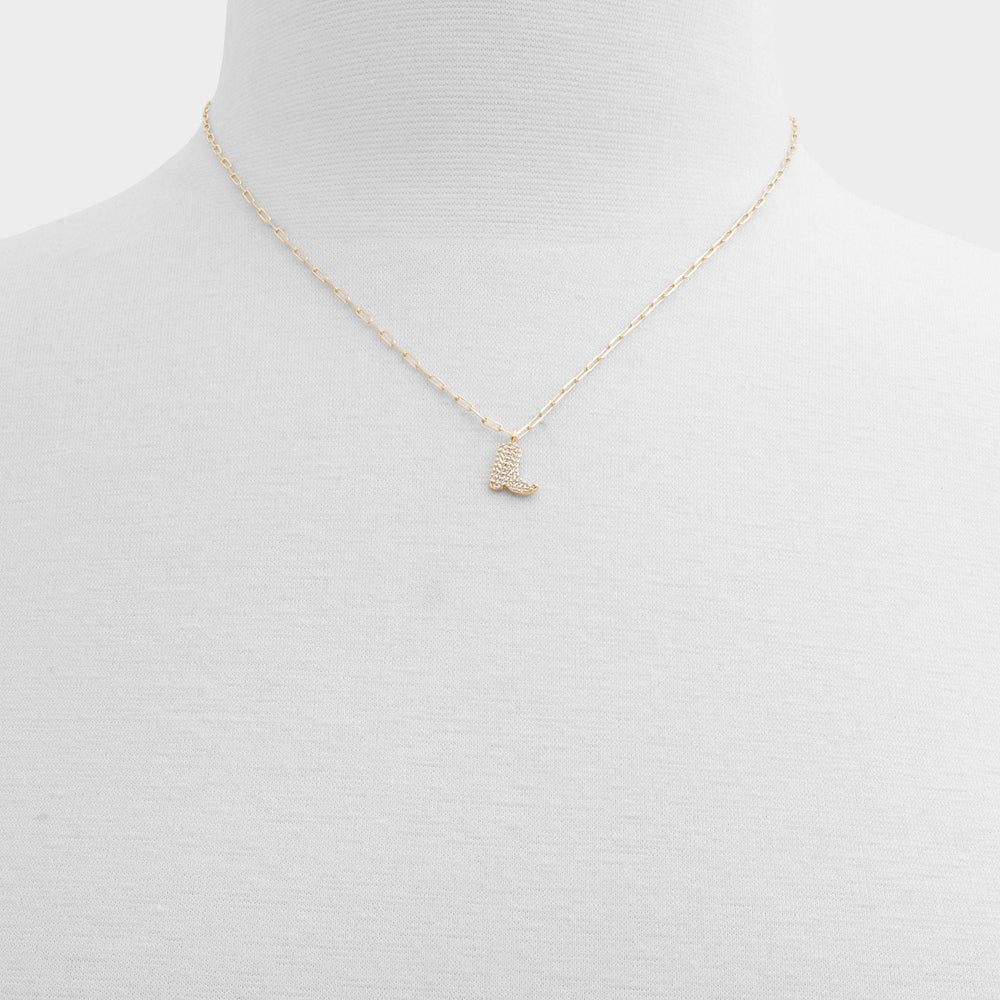 Aldo Lassolove Gold/Clear Multi Women's Necklaces - Pendant necklace Gold/Clear Multi