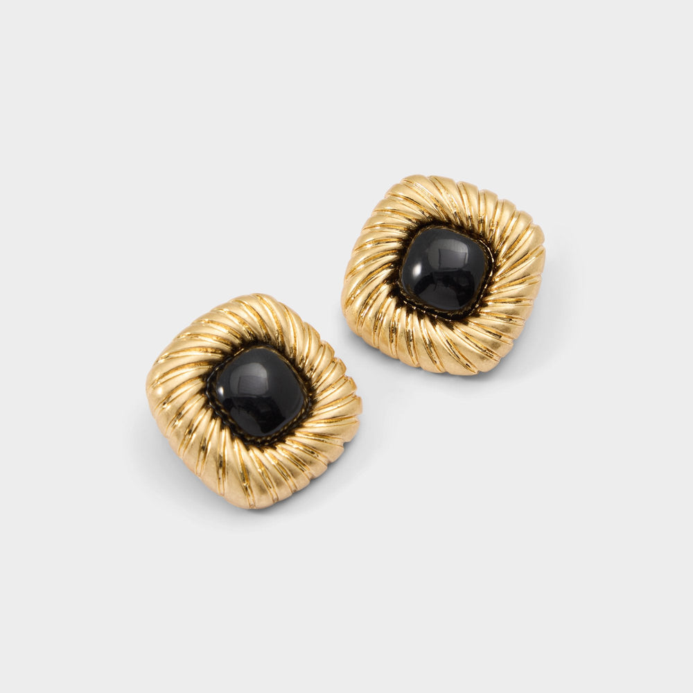 Aldo Myrage in Black Gold Multi - Statement earrings Black/gold multi
