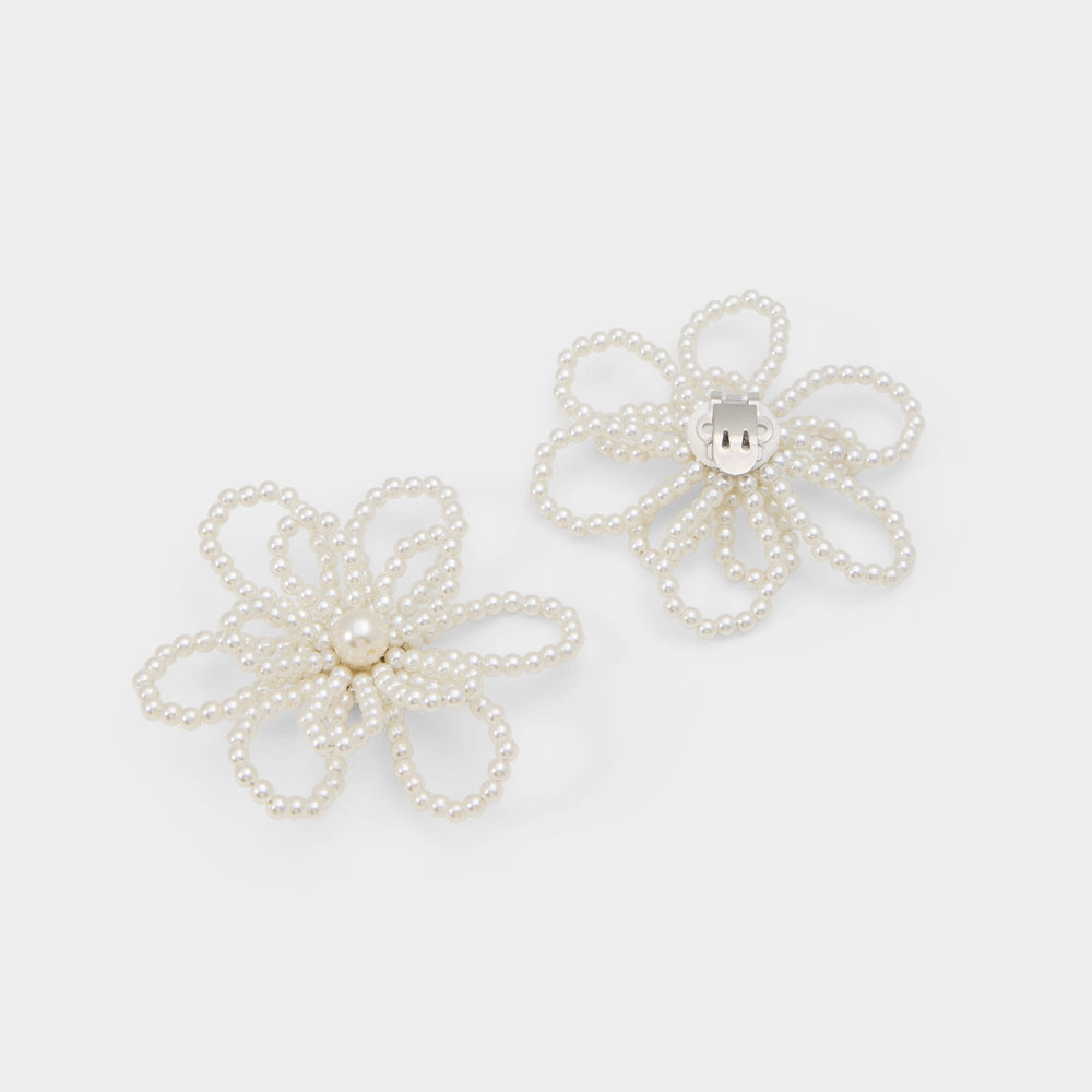 Aldo Flowerclip in Ice - Decorative shoe clip Ice