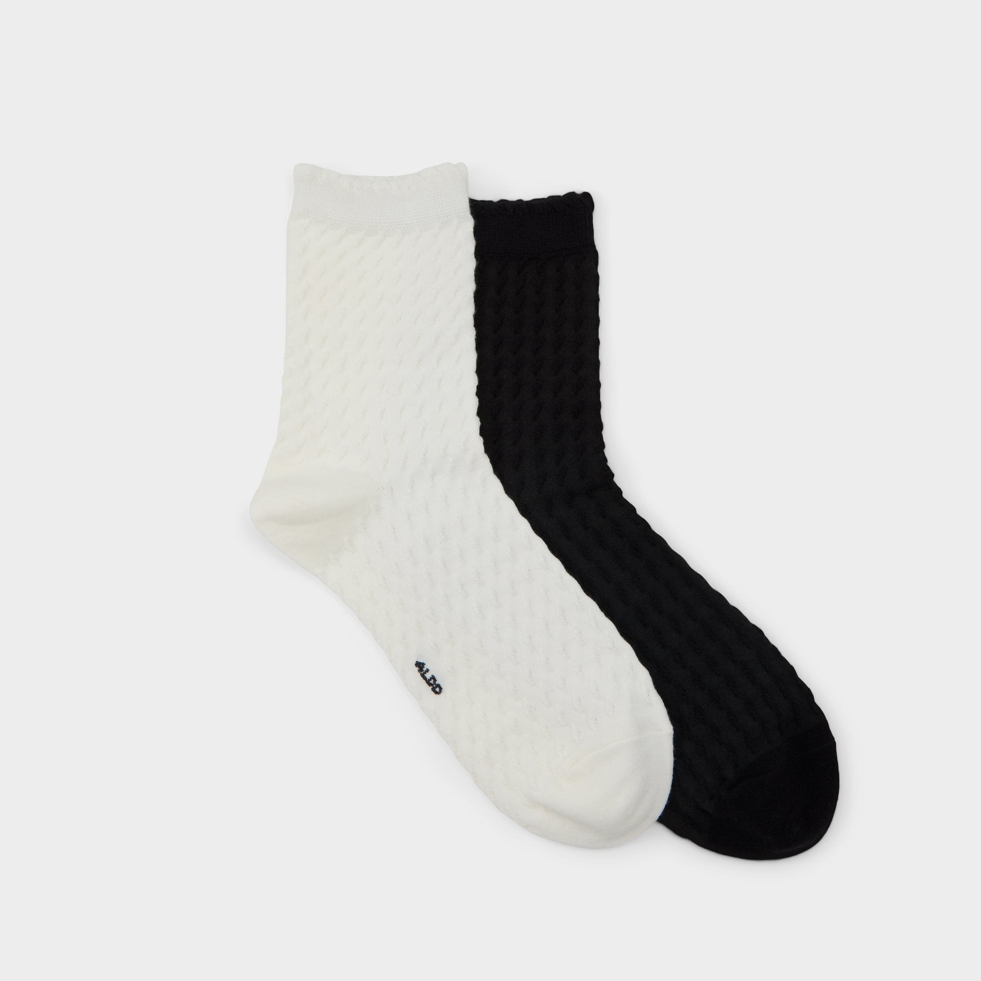 Aldo Lacy in Black White - Socks Black/white