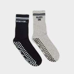 Aldo Pilatesclub in Grey - Pilates socks Grey