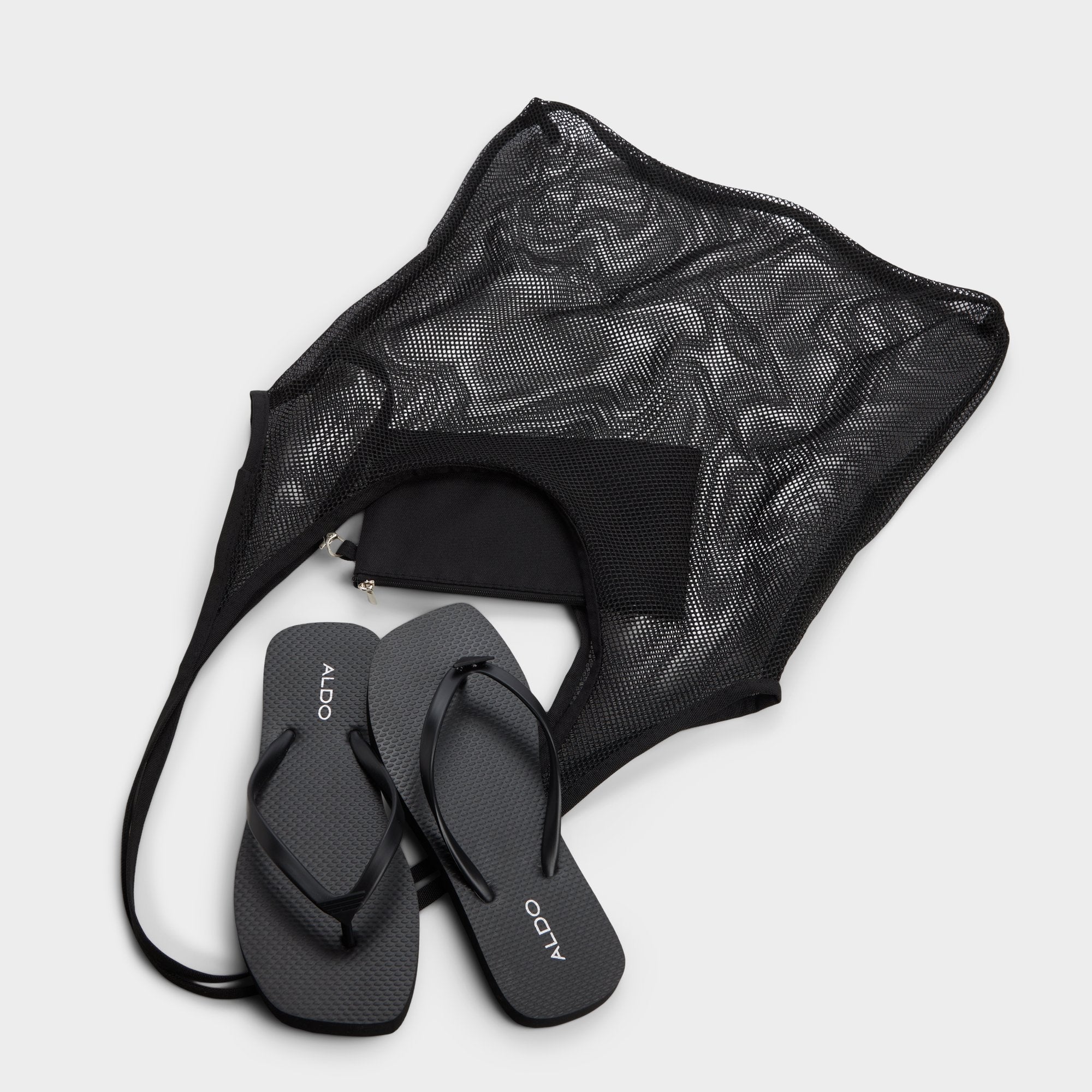 Aldo Beachready Black Women's Jelly Sandals & Flip Flops - Flip flop Black
