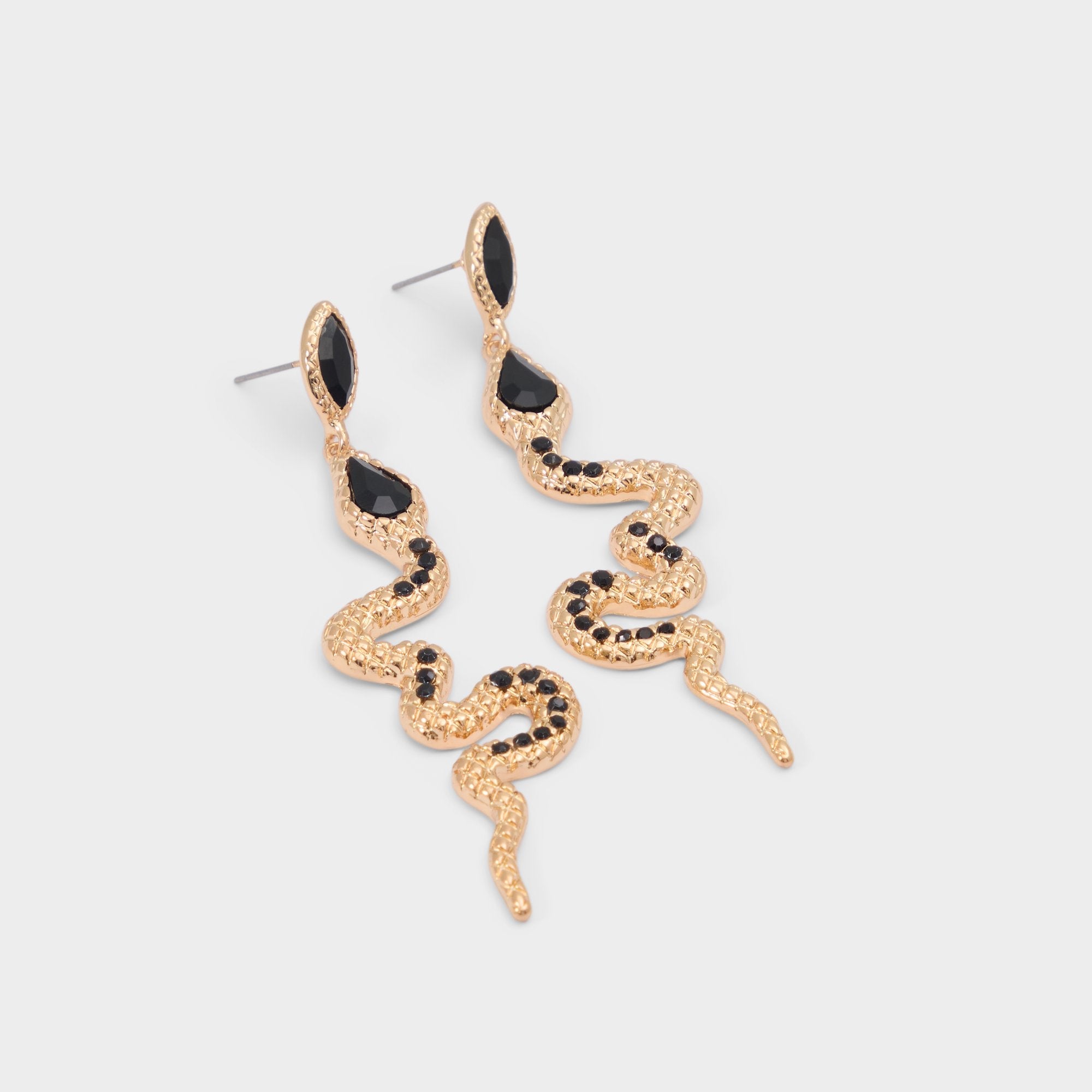 Aldo Snakes in Black Gold Multi - Chandelier earrings Black/gold multi