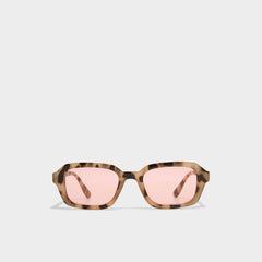 Aldo Desnix Medium Beige Women's Square - Rectangle sunglasses Medium Beige