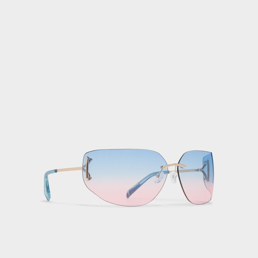 Aldo Pigowenx Light Blue Women's Square - Square sunglasses Light Blue