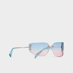 Aldo Pigowenx Light Blue Women's Square - Square sunglasses Light Blue