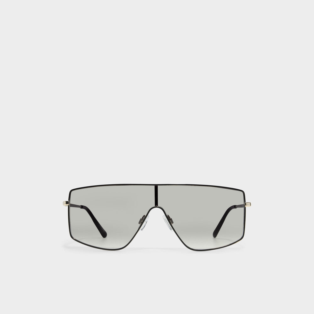 Aldo Priren Black/Gold Multi Women's Shield - Shield sunglasses Black/gold multi