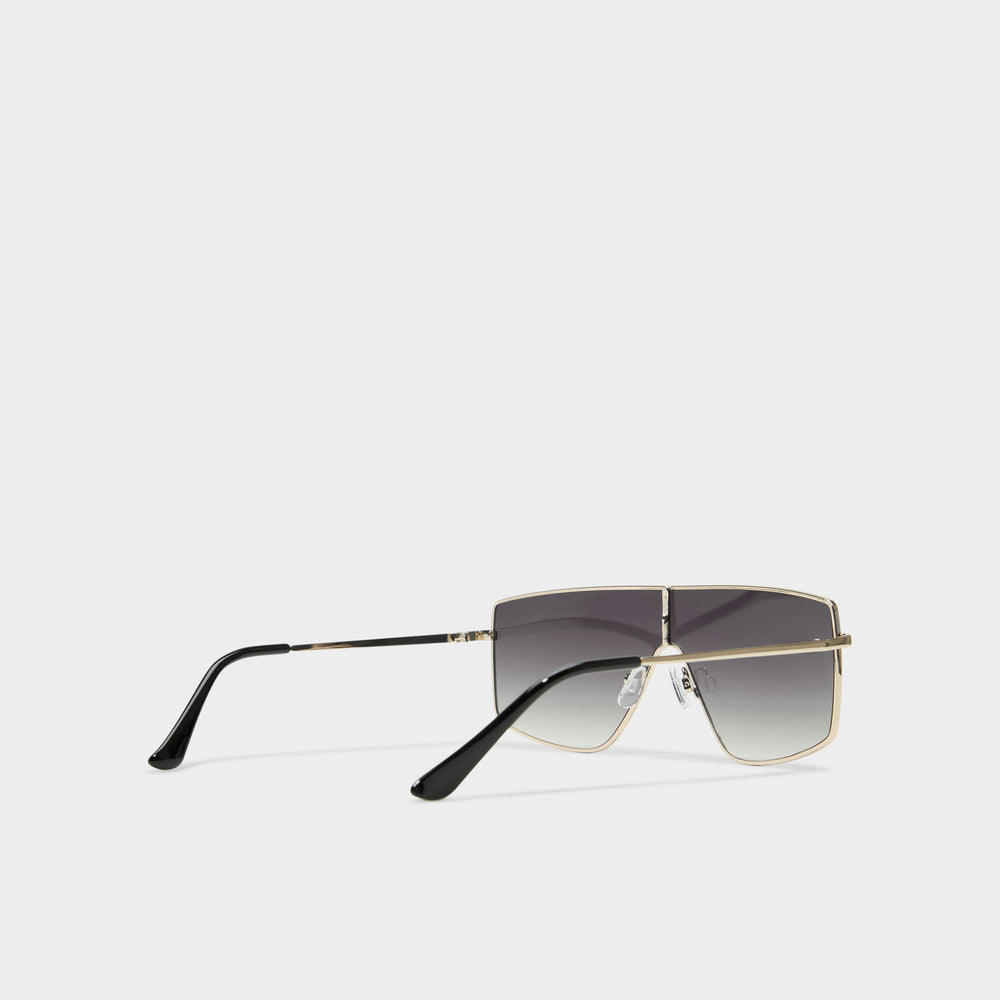 Aldo Priren Black/Gold Multi Women's Shield - Shield sunglasses Black/gold multi