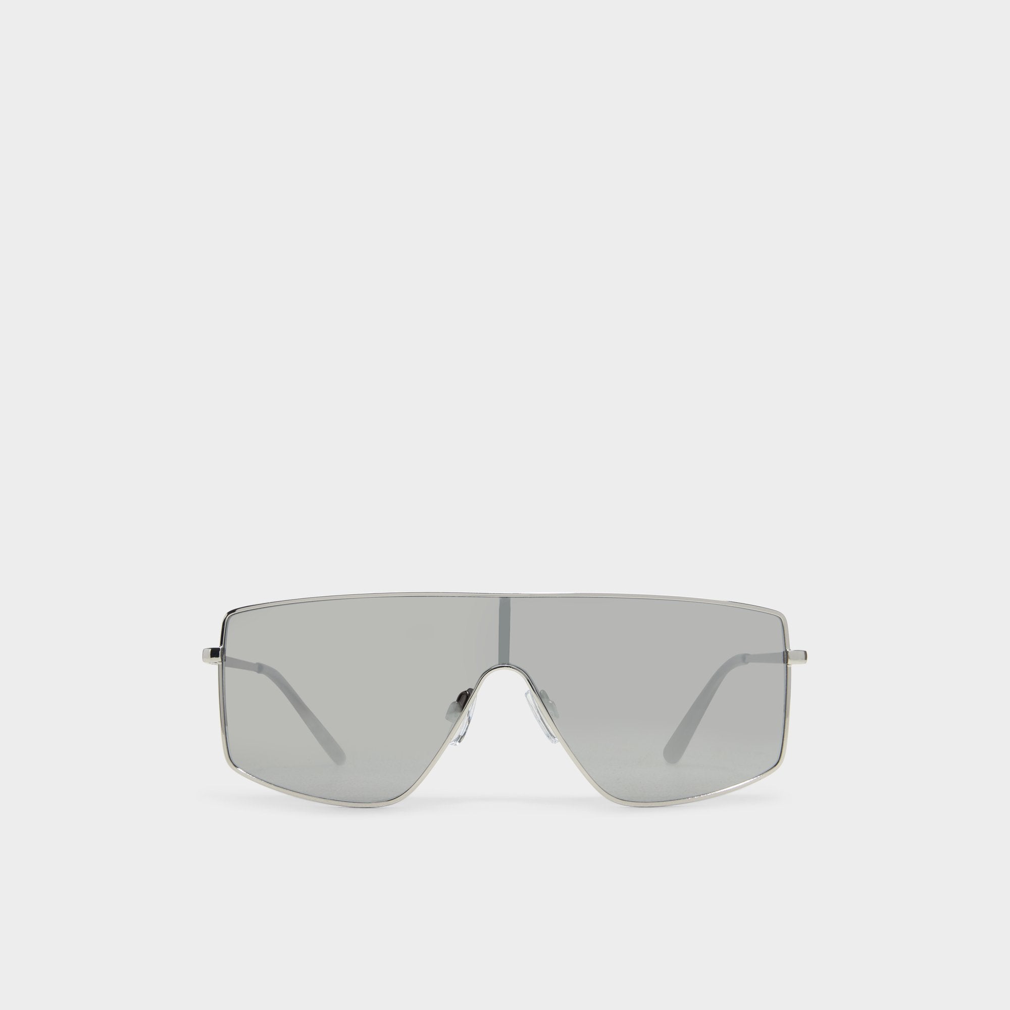 Aldo Priren Silver Women's Shield - Shield sunglasses Silver