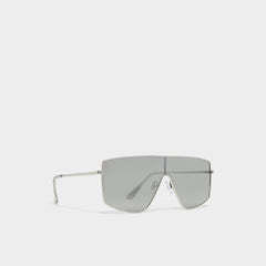Aldo Priren Silver Women's Shield - Shield sunglasses Silver