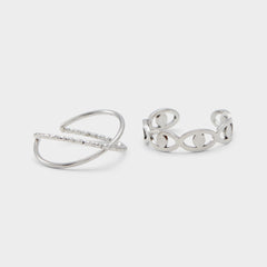 Aldo Twisted Silver Women's Rings - Toe ring Silver