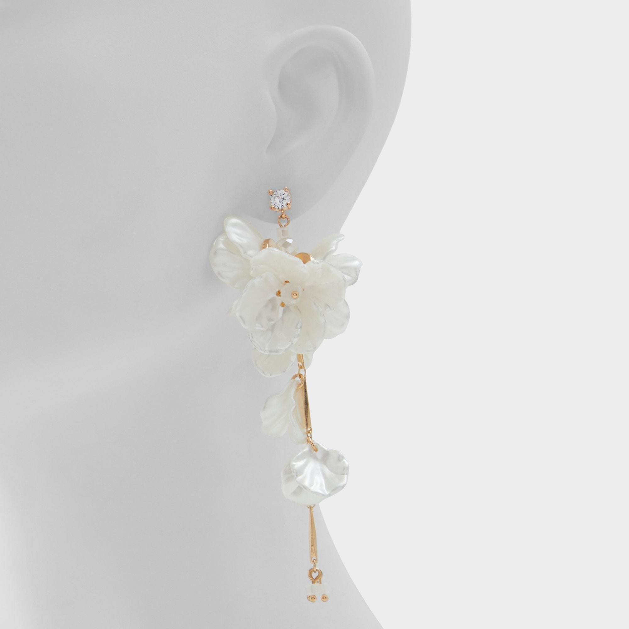 Aldo Chicfloral Ice Women's Florals - Statement earrings Ice
