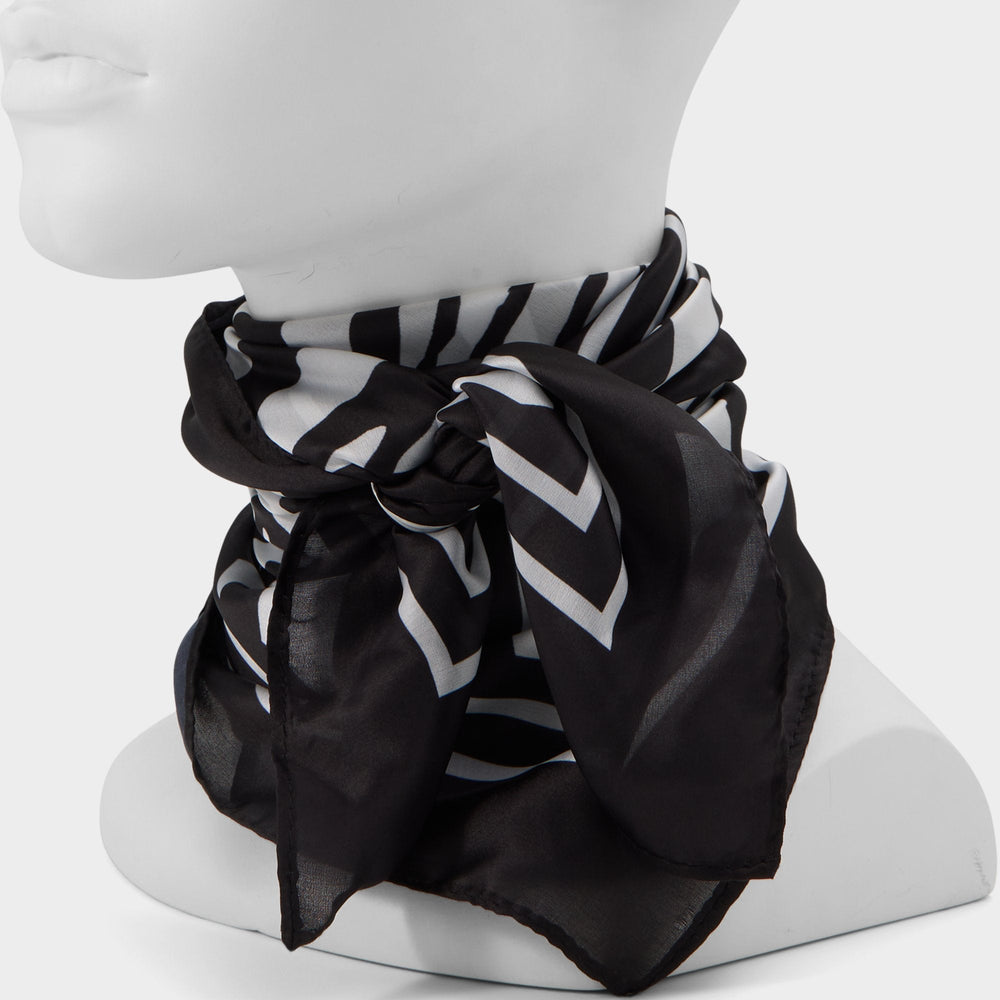 Aldo Zebria Black/White Women's Scarves - Scarf Black/white
