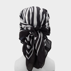 Aldo Zebria Black/White Women's Scarves - Scarf Black/white