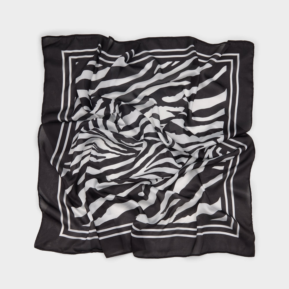 Aldo Zebria Black/White Women's Scarves - Scarf Black/white
