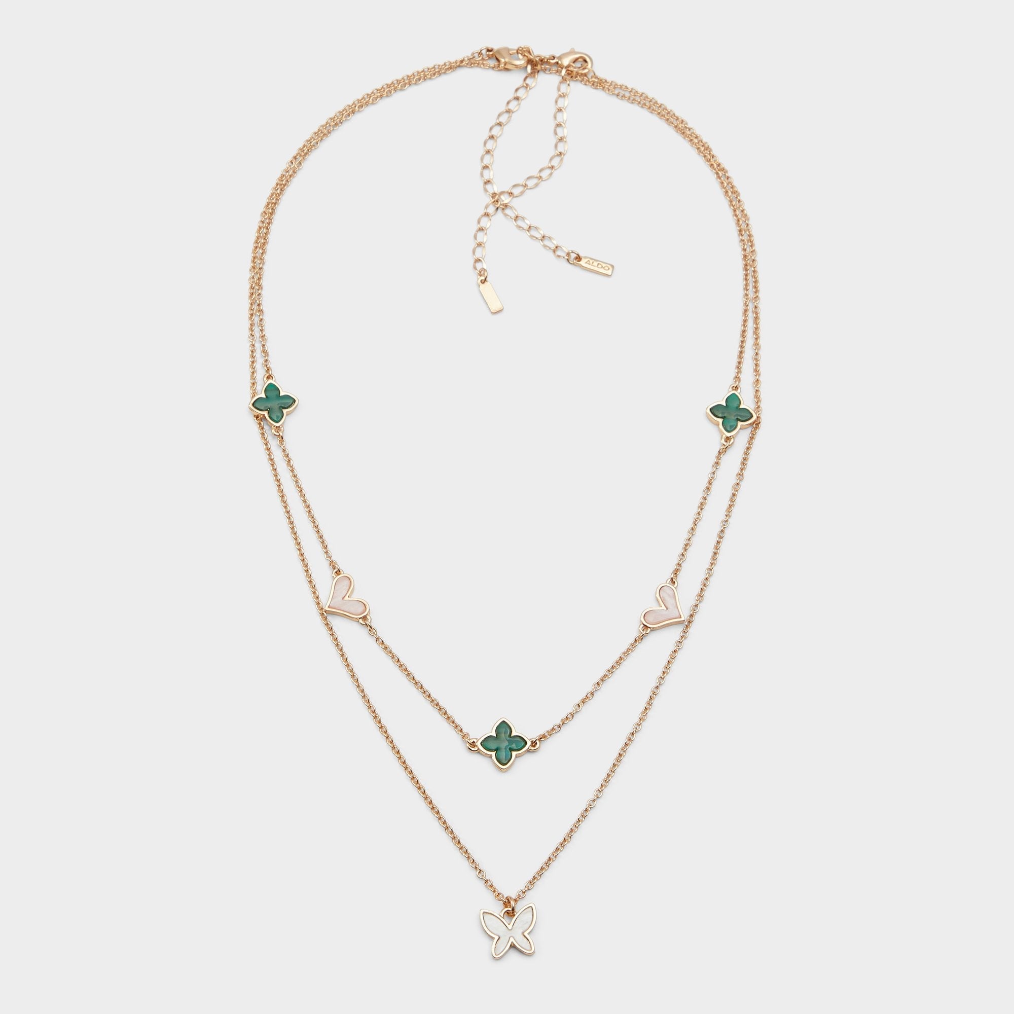 Aldo Cheriish Pastel Multi Women's Necklaces - Layered necklace Pastel Multi