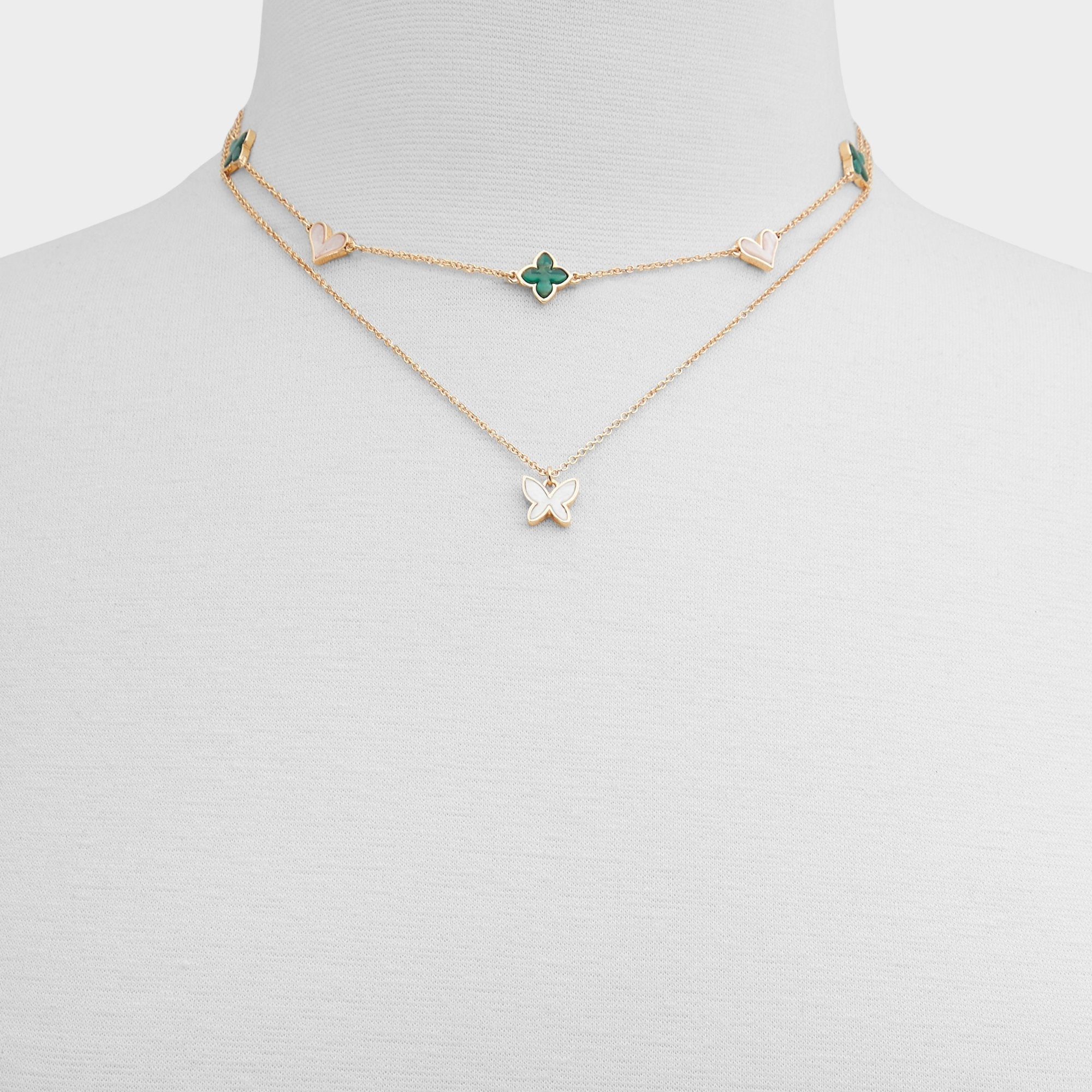 Aldo Cheriish Pastel Multi Women's Necklaces - Layered necklace Pastel Multi