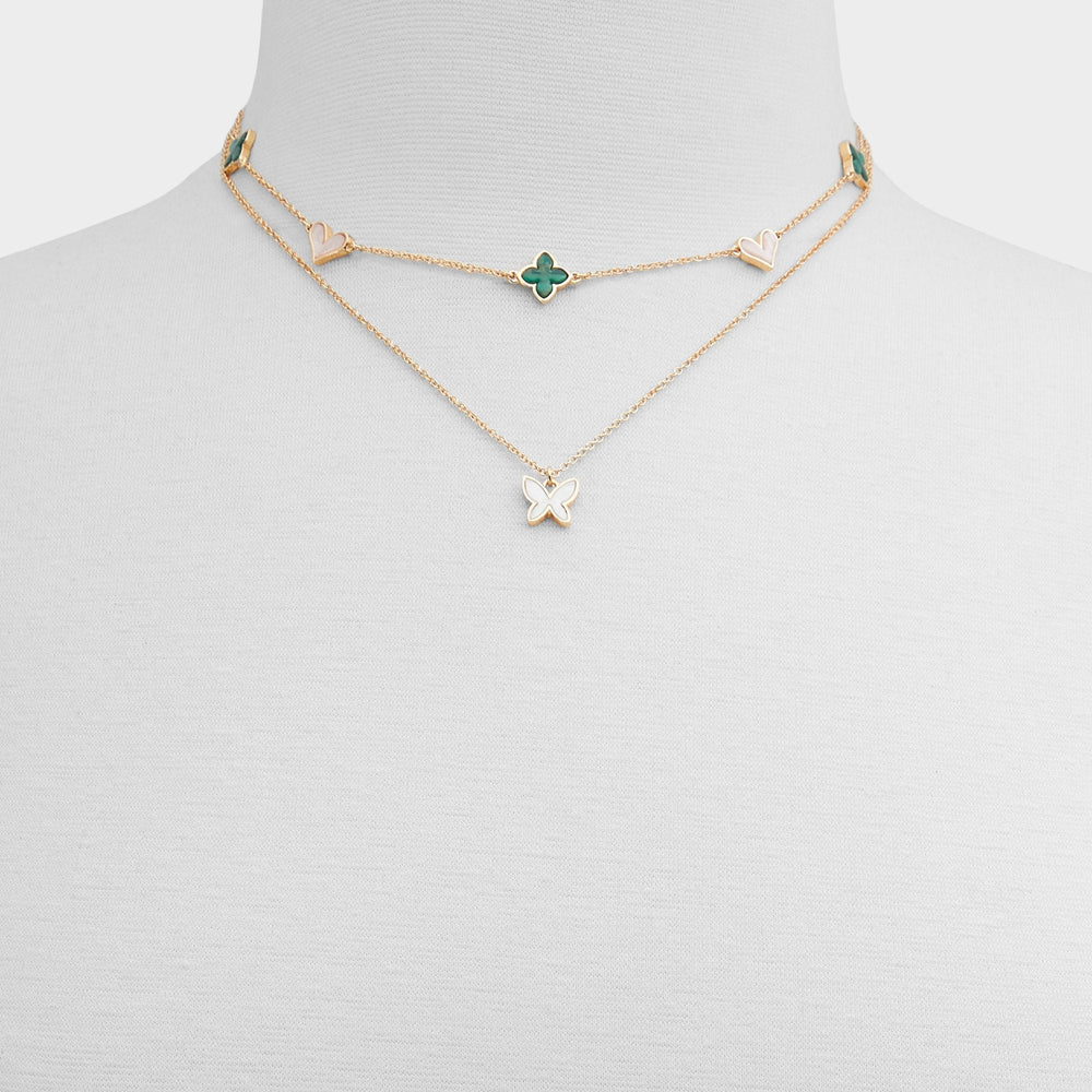 Aldo Cheriish Pastel Multi Women's Necklaces - Layered necklace Pastel Multi