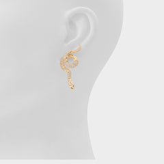 Aldo Serpenta in Gold Clear Multi - Chandelier earrings Gold/clear multi