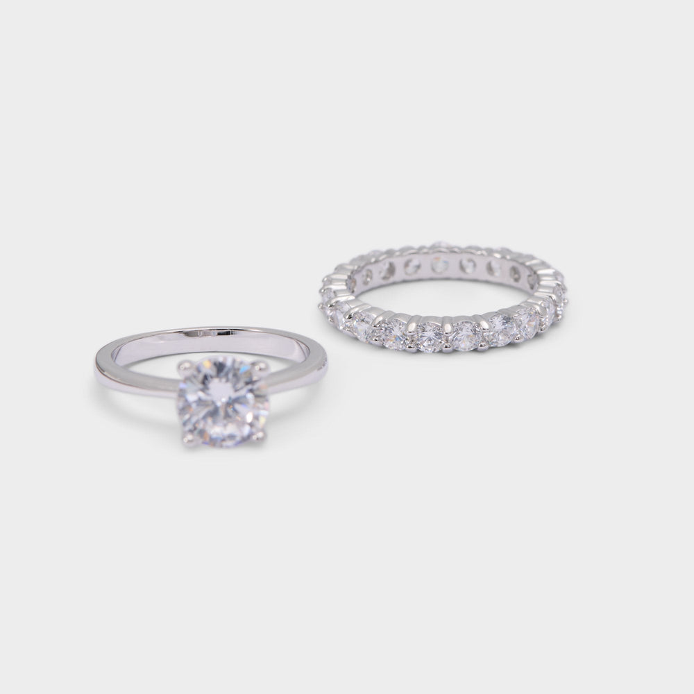 Aldo Roundsparkles in Silver Clear Multi - Ring Silver/clear multi