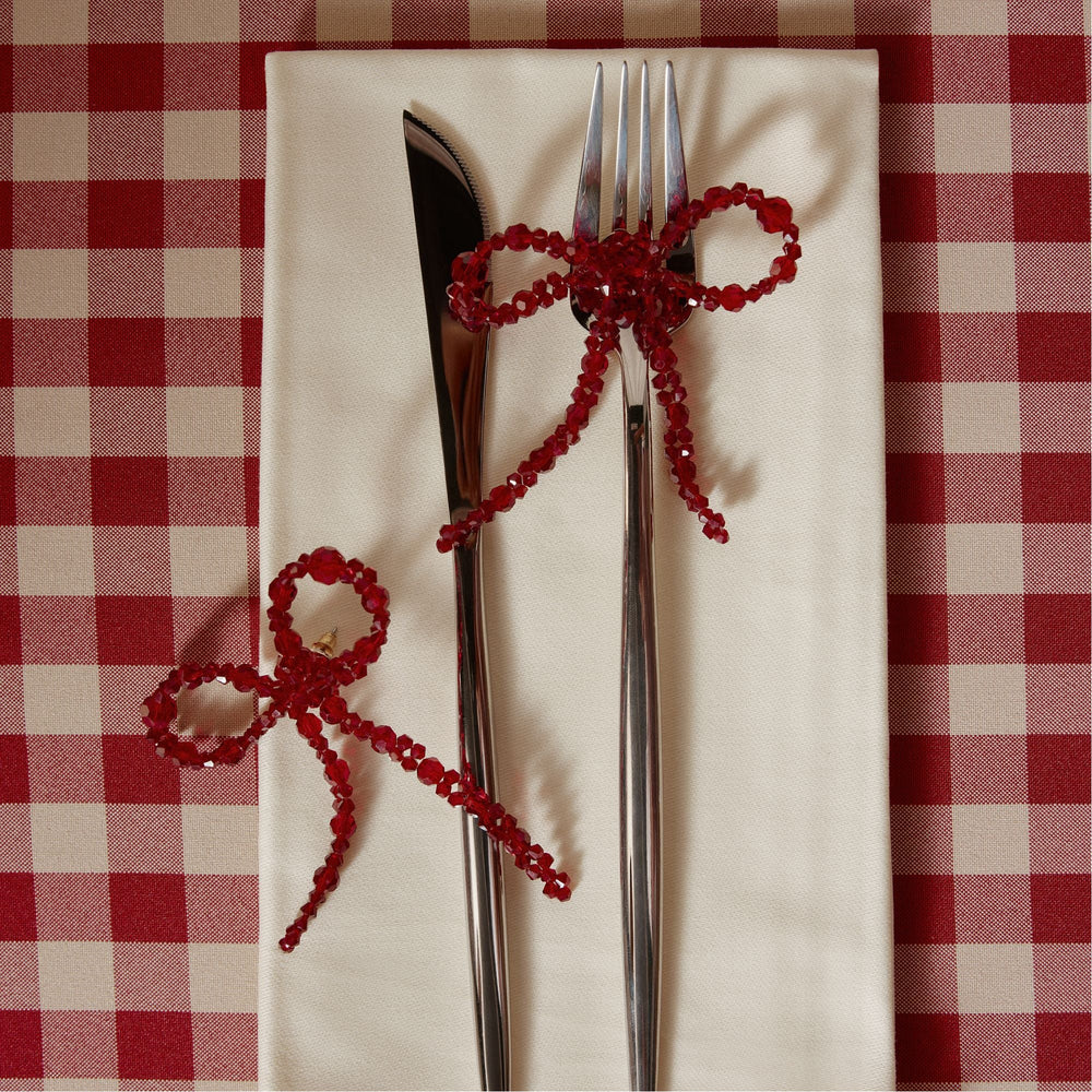Aldo Tinsla in Bordo - Statement earrings Bordo