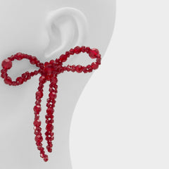 Aldo Tinsla in Bordo - Statement earrings Bordo